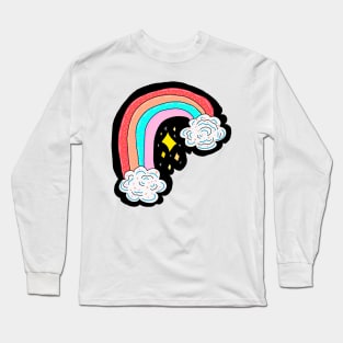 rainbow and stars by lisa casineau Long Sleeve T-Shirt